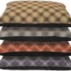 Plaid Dog Bed, Assorted Colors - 34" x 25"