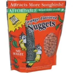 C&S Orange Flavor Nuggets High Energy Bird Food, 27 Oz.
