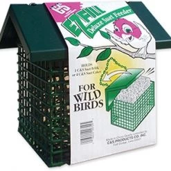 C&S Products CS729 E-Z Fill Deluxe Suet Feeder with Roof