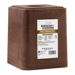 American Stockman 50Lb Big 6 Trace Mineral Salt Block