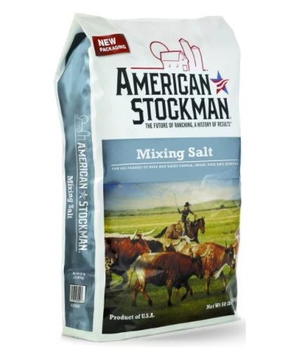 American Stockman® White Mixing Salt, 50 Lb. 1 American Stockman® White Mixing Salt, 50 Lb.