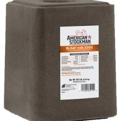American Stockman Hi Salt w/Eddi Block– 50 lbs