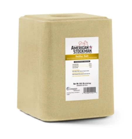 American Stockman® Sulfur Salt, 50 Lb. 1 American Stockman® Sulfur Salt, 50 Lb.