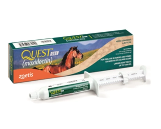 Zoetis Quest 20mg Moxidectin Single Dose Gel Wormer 1 Zoetis Quest 20mg Moxidectin Single Dose Gel Wormer