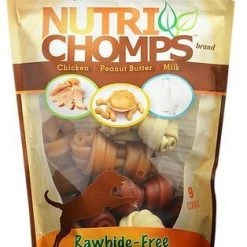 Scott Pet Nutri-Chomps 3-4" Assorted Flavor Knots, 9 Count
