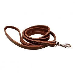 Scott Pet Brown Leather Training Lead