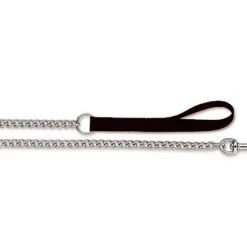 Scott Pet 48" Chain Lead w/ Nylon Handle