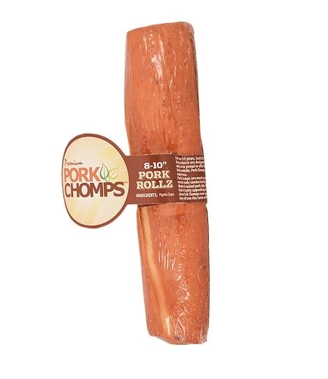 Scott Pet Pork Chomps 8" Roasted Roll 1 Scott Pet Pork Chomps 8" Roasted Roll