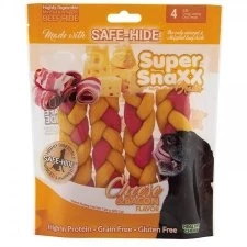 Healthy Chews Super Snaxx-Braids-Cheese & Bacon2-4 Count