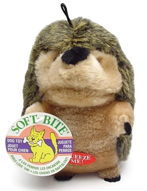Aspen Pet Booda Soft Bite Plush Hedgehog Large Dog Toy 1 Aspen Pet Booda Soft Bite Plush Hedgehog Large Dog Toy