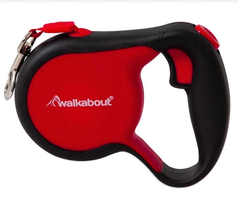 Petmate Walkabout Small Retractable Leash, Red 1 Petmate Walkabout Small Retractable Leash, Red