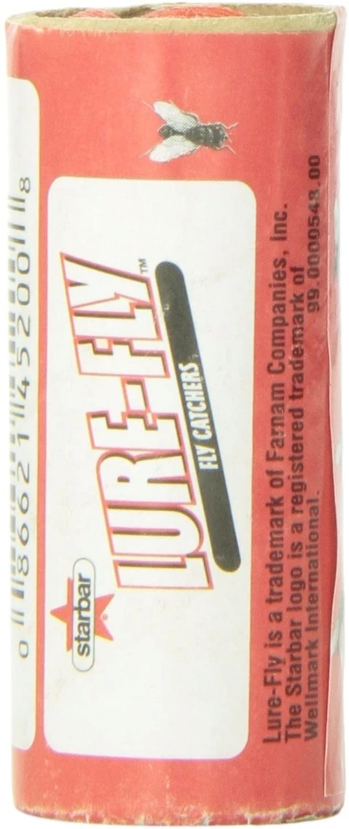 Farnam 45200 Lure-Fly Super Sticky Fly Paper Ribbon 1 Farnam 45200 Lure-Fly Super Sticky Fly Paper Ribbon