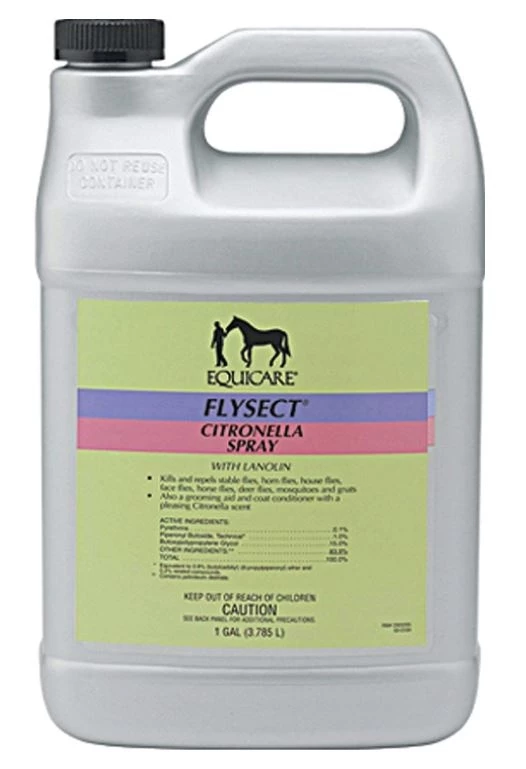 Equicare Flysect Citronella Spray Refill, 1 Gallon 1 Equicare Flysect Citronella Spray Refill, 1 Gallon