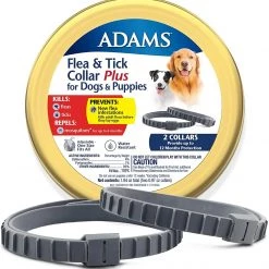 Adams Plus Flea & Tick Collar for Dogs and Puppies – 2 Pack