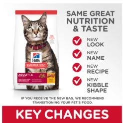 Hill's Science Diet Adult Chicken Recipe cat food 7lb 5 Hill's Science Diet Adult Chicken Recipe cat food 7lb -Outlet Farm & Pet Store 16730011 2