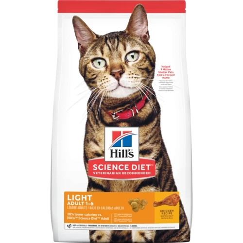 Hill's Science Diet Adult Light cat food - 4 lbs 1 Hill's Science Diet Adult Light cat food - 4 lbs