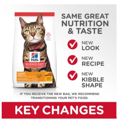 Hill's Science Diet Adult Light cat food 7lb 4 Hill's Science Diet Adult Light cat food 7lb - Image 4