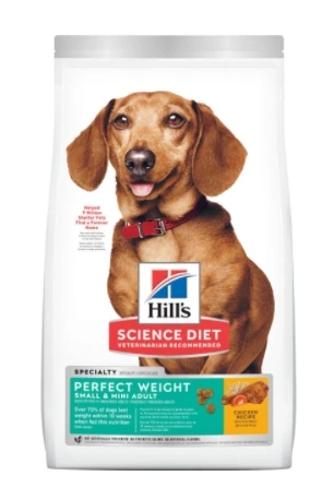 Hill's Science Diet Adult Perfect Weight Small & Mini Dog Food 15lb 1 Hill's Science Diet Adult Perfect Weight Small & Mini Dog Food 15lb