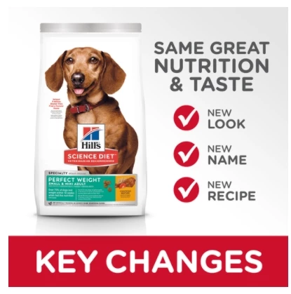 Hill's Science Diet Adult Perfect Weight Small & Mini Dog Food 15lb 3 Hill's Science Diet Adult Perfect Weight Small & Mini Dog Food 15lb - Image 3