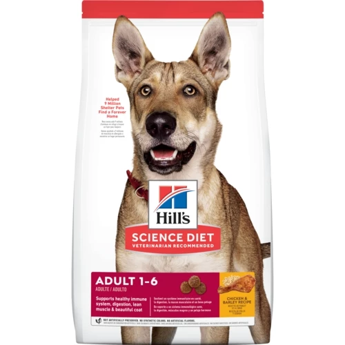 Hill's Science Diet Adult Chicken & Barley Recipe dog food – 35 lbs 1 Hill's Science Diet Adult Chicken & Barley Recipe dog food – 35 lbs