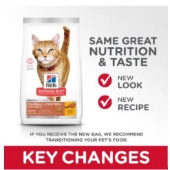 Hill's Science Diet Adult Hairball Control Light Cat Food 7lb -Outlet Farm & Pet Store 16731554 2