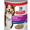 Hill's Science Diet Adult 7+ Beef & Barley Entrée dog food 13oz