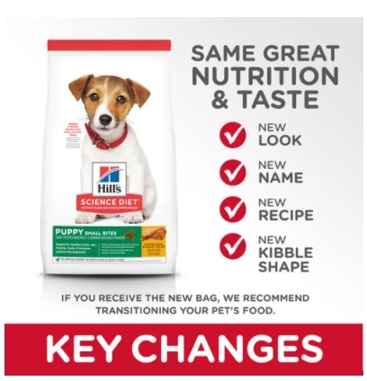 Hill's Science Diet Puppy Small Bites Chicken & Barley Recipe Dog Food 4.5lb 3 Hill's Science Diet Puppy Small Bites Chicken & Barley Recipe Dog Food 4.5lb - Image 3