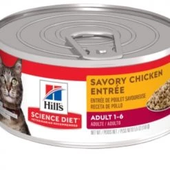 Hill's Science Diet Adult Savory Chicken Entrée cat food 5.5oz
