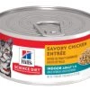 Hill's Science Diet Adult Indoor Savory Chicken Entrée cat food 5.5oz