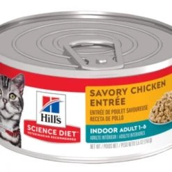 Hill's Science Diet Adult Indoor Savory Chicken Entrée cat food 5.5oz