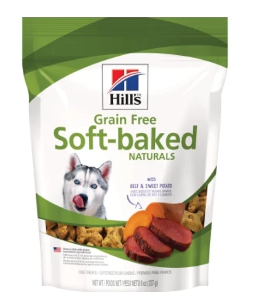 Hill's Grain Free Soft-Baked Naturals with Beef & Sweet Potato dog treats 1 Hill's Grain Free Soft-Baked Naturals with Beef & Sweet Potato dog treats