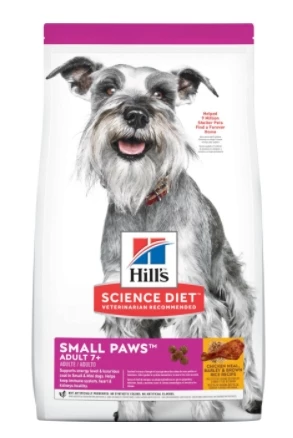 Hill's Science Diet Adult 7+ Small Paws Chicken Meal, Barley & Brown Rice Recipe dog food 4.5lb 1 Hill's Science Diet Adult 7+ Small Paws Chicken Meal, Barley & Brown Rice Recipe dog food 4.5lb