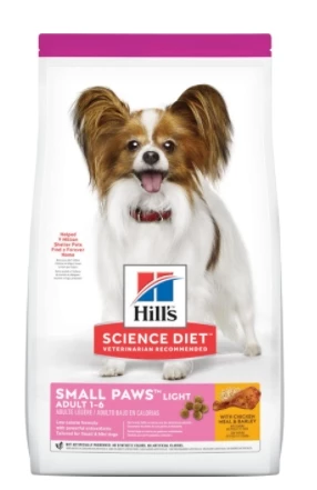Hill's Science Diet Adult Light Small Paws dog food 4.5lb 1 Hill's Science Diet Adult Light Small Paws dog food 4.5lb