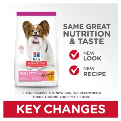 Hill's Science Diet Adult Light Small Paws dog food 4.5lb 3 Hill's Science Diet Adult Light Small Paws dog food 4.5lb - Image 3