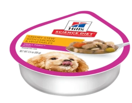 Hill's Science Diet Puppy Small Paws Savory Stew with Chicken and Vegetables 3.5oz 1 Hill's Science Diet Puppy Small Paws Savory Stew with Chicken and Vegetables 3.5oz