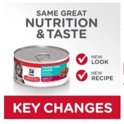 Hill's Science Diet Adult Tender Tuna Dinner cat food 5.5 oz 5 Hill's Science Diet Adult Tender Tuna Dinner cat food 5.5 oz -Outlet Farm & Pet Store 16733620 2