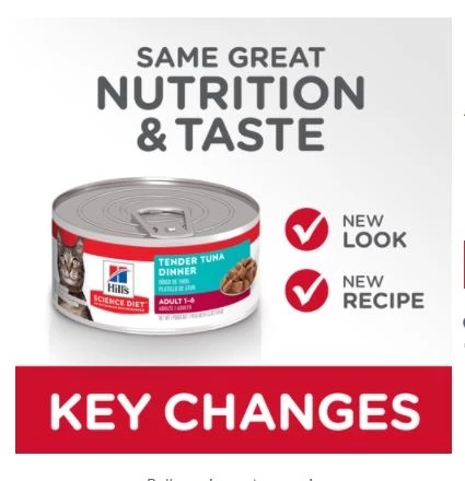 Hill's Science Diet Adult Tender Tuna Dinner cat food 5.5 oz 3 Hill's Science Diet Adult Tender Tuna Dinner cat food 5.5 oz - Image 3