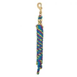 Weaver Leather Poly Lead Rope with Solid Brass 225 Snap,10', Multiple Colors -Outlet Farm & Pet Store 16900017