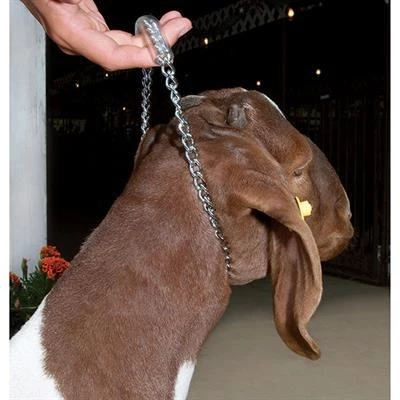 Weaver Leather Chain Goat Collar with Rubber Grip 2 Weaver Leather Chain Goat Collar with Rubber Grip - Image 2