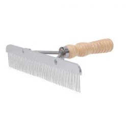 Weaver Leather Show Comb with Wood Handle and Stainless Steel Replaceable Blade