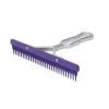 Weaver Leather Fluffer Comb with Aluminum Handle and Replaceable Plastic Blade