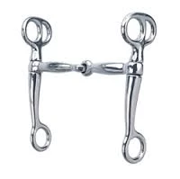 Weaver Leather Tom Thumb Snaffle Bit with 5" Mouth, Nickel Plated