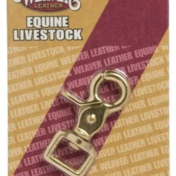 Weaver 5/8" Solid Brass Square Scissor Snap