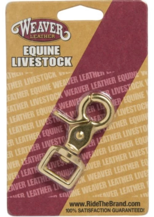 Weaver 5/8" Solid Brass Square Scissor Snap 1 Weaver 5/8" Solid Brass Square Scissor Snap