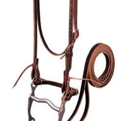 Weaver Leather Bridle Browband Burgundy Nickel