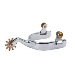 Weaver Leather Men's Cutting Spurs with Plain Band