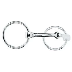 Weaver Leather All Purpose Ring Snaffle Bit, 5-1/4" Mouth