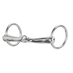 Weaver Leather Pony Ring Snaffle Bit, 4-1/2" Mouth
