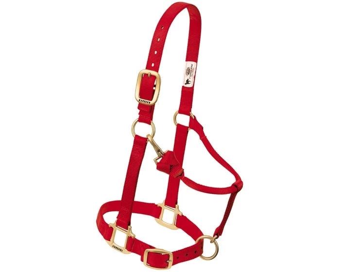 Weaver Leather Original Adjustable Chin and Throat Snap Halter, 3/4", Weanling/Pony 2 Weaver Leather Original Adjustable Chin and Throat Snap Halter, 3/4", Weanling/Pony - Image 2