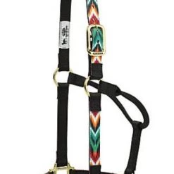 Weaver Non-Adjustable Horse Halter with Nylon Chevron
